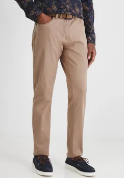 Medicine pantaloni barbati, culoarea maro, mulata imagine