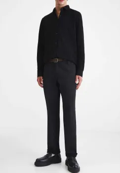 Medicine pantaloni barbati, culoarea negru, drept imagine