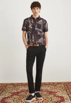 Medicine pantaloni barbati, culoarea negru, mulata imagine