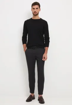 Medicine pantaloni culoarea gri, drept imagine