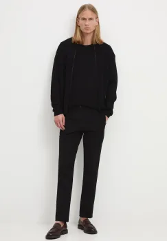 Medicine pantaloni culoarea negru, mulata imagine