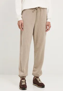 Medicine pantaloni de trening culoarea bej, uni imagine