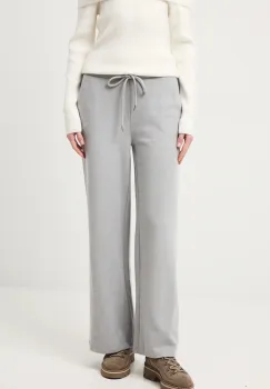 Medicine pantaloni de trening culoarea gri, melanj imagine