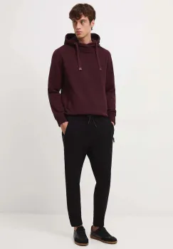 Medicine pantaloni de trening culoarea negru, neted imagine