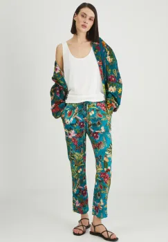 Medicine pantaloni de trening culoarea verde imagine