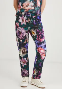 Medicine pantaloni de trening femei, culoarea verde, modelator imagine