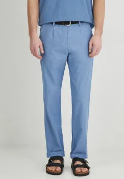 Medicine pantaloni din in barbati, drept imagine