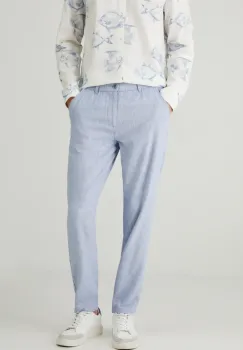 Medicine pantaloni din in barbati, drept imagine
