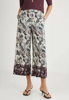 Medicine pantaloni fason culottes, high waist imagine