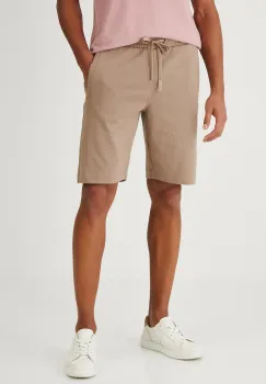 Medicine pantaloni scurti barbati, culoarea maro imagine