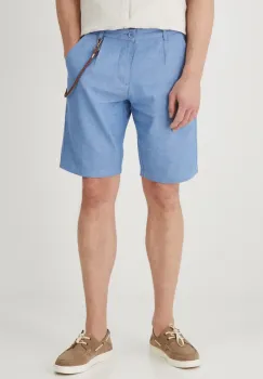 Medicine pantaloni scurti din in barbati, melanj imagine