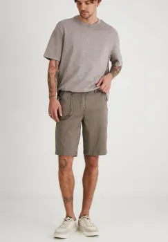 Medicine pantaloni scurti jeans barbati, culoarea verde imagine