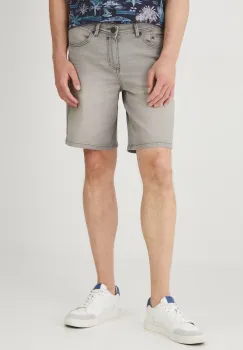Medicine pantaloni scurti jeans culoarea gri imagine