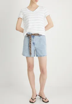 Medicine pantaloni scurti neted, medium waist imagine