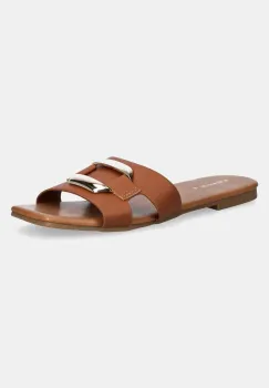 Medicine papuci femei, culoarea maro imagine