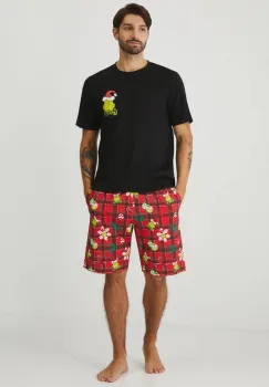 Medicine pijama barbati, culoarea negru, modelator imagine