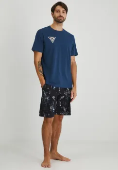 Medicine pijama barbati, culoarea negru, modelator imagine