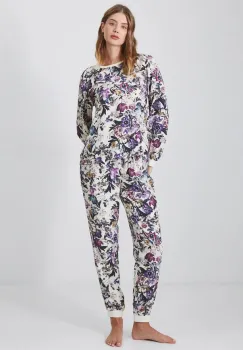 Medicine pijama femei, culoarea bej imagine