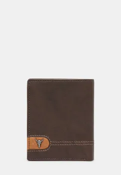 Medicine portofel de piele culoarea maro imagine