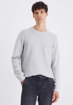 Medicine pulover barbati, culoarea gri, light imagine
