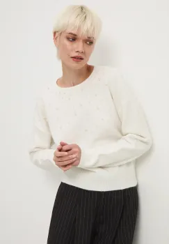 Medicine pulover culoarea bej imagine