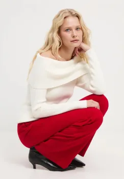 Medicine pulover culoarea bej imagine