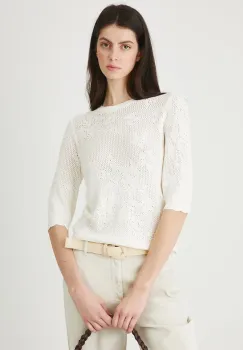 Medicine pulover culoarea bej imagine