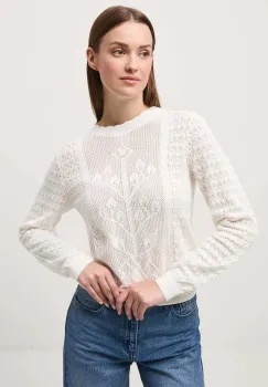 Medicine pulover culoarea bej imagine