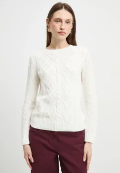 Medicine pulover culoarea bej, calduros imagine