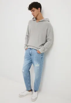 Medicine pulover culoarea gri imagine