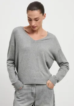 Medicine pulover culoarea gri, light imagine