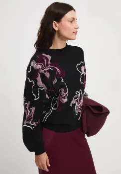 Medicine pulover culoarea negru imagine