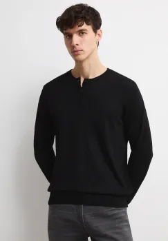 Medicine pulover culoarea negru imagine