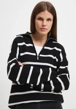 Medicine pulover culoarea negru, light, cu turtleneck imagine