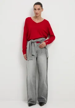 Medicine pulover culoarea rosu, light imagine