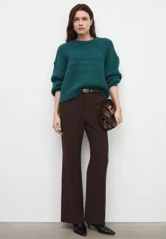 Medicine pulover culoarea verde, calduros imagine