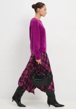 Medicine pulover culoarea violet imagine