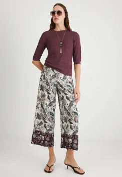 Medicine pulover culoarea violet imagine