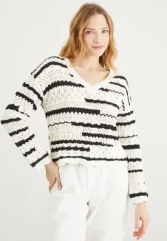 Medicine pulover de bumbac femei, culoarea bej imagine