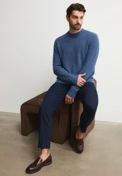 Medicine pulover din amestec de lana light imagine