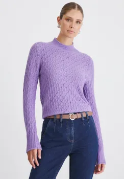 Medicine pulover femei, culoarea roz, calduros, cu turtleneck imagine