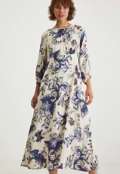 Medicine rochie culoarea bej, midi, evazati imagine