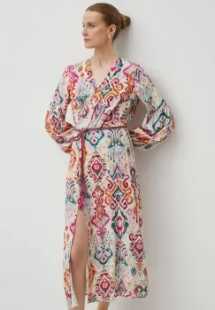 Medicine rochie culoarea bej, midi, evazati imagine