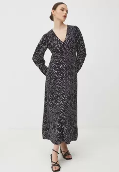 Medicine rochie culoarea negru, maxi, evazati imagine