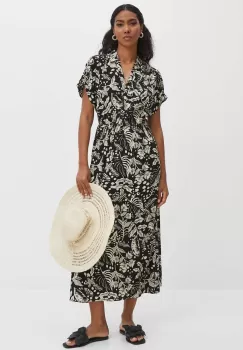 Medicine rochie culoarea negru, midi, evazati imagine