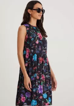 Medicine rochie culoarea negru, midi, evazati imagine