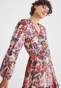 Medicine rochie culoarea roz, mini, evazati imagine