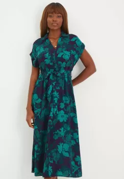 Medicine rochie culoarea verde, midi, evazati imagine