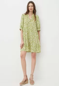 Medicine rochie culoarea verde, mini, oversize imagine