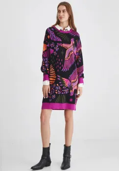 Medicine rochie midi, drept imagine